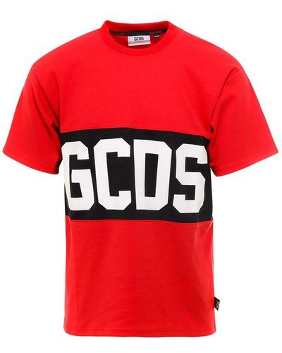 Gcds Band Logo Print T-shirt - Red