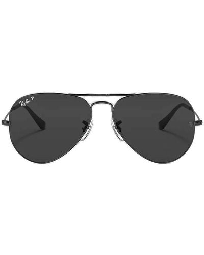 Ray-Ban Aviator Frame Sunglasses - Black