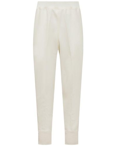 Jil Sander Elasticated Waistband Track Pants - White