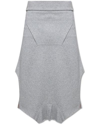 Givenchy Cotton Skirt, - Gray