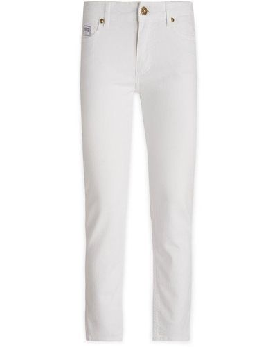 Versace Mid Rise Skinny Jeans - White