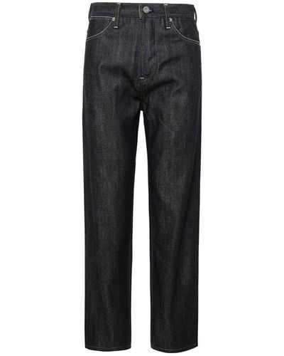 Jil Sander Black Cotton Jeans - Blue