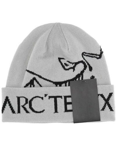 Arc'teryx X Bird Word Toque Logo Intarsia Pull-on Beanie - Gray