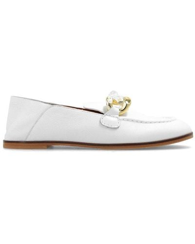 See By Chloé Monyca Chain-link Loafers - White