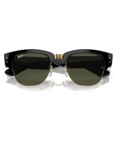Ray-Ban Mega Clubmaster Square Frame Sunglasses - Black
