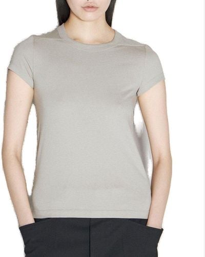 Rick Owens Crewneck Short-sleeved T-shirt - Grey