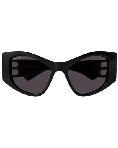 Balenciaga Dynasty Xl D-frame Sunglasses - Black