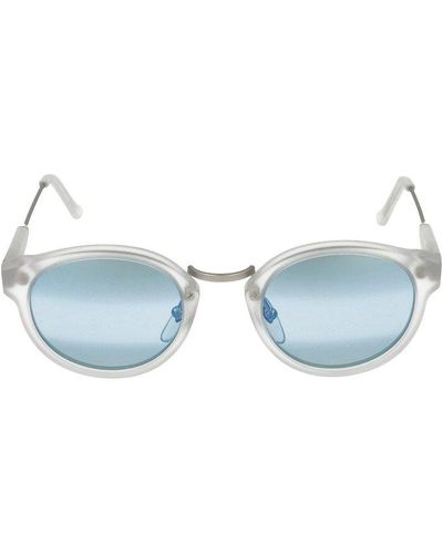 Retrosuperfuture Round Frame Sunglasses - Blue