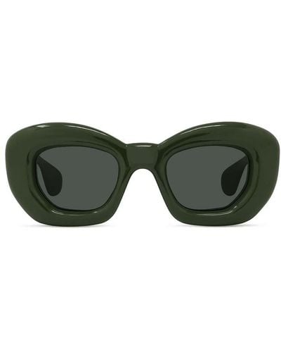 Loewe Butterfly Frame Sunglasses - Green