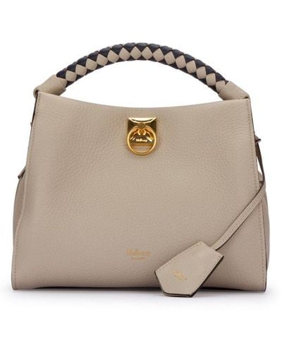 Mulberry Iris Small Top Handle Bag - White