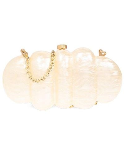 Cult Gaia Puffer Clutch Bag - Natural