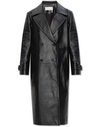 Chloé Double-breasted Coat - Black