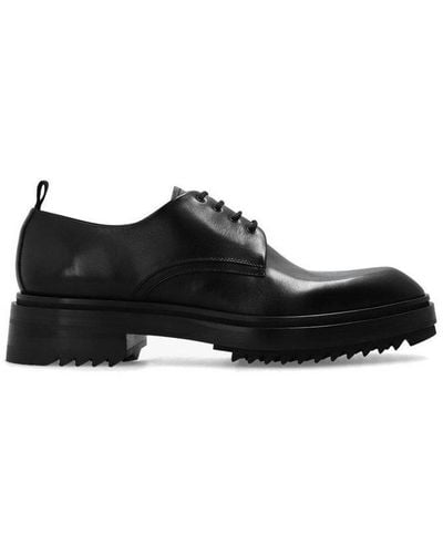 Lanvin Alto Lace-up Derby Shoes - Black