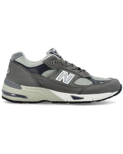 New Balance 991 Castlerock Lace-up Sneakers - Gray