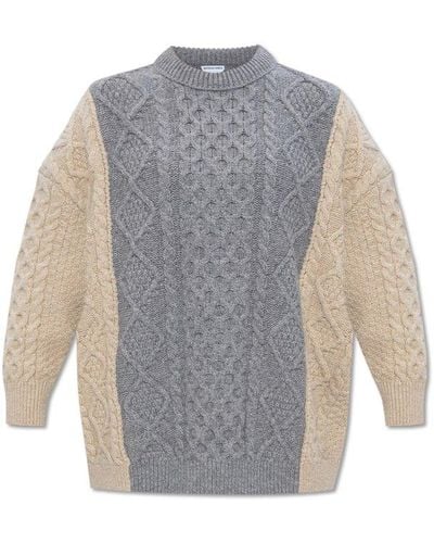 Bottega Veneta Oversize Sweater, - Gray
