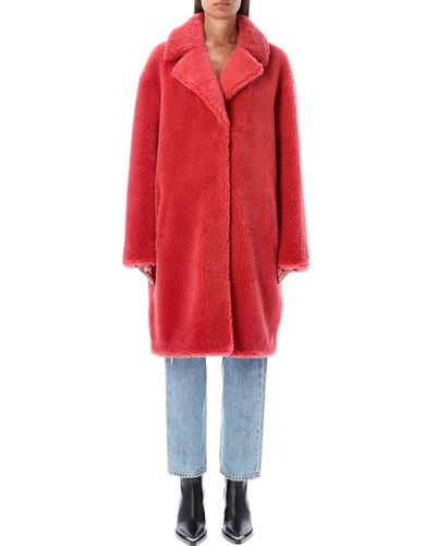 Stand Studio Camille Cocoon Coat - Red