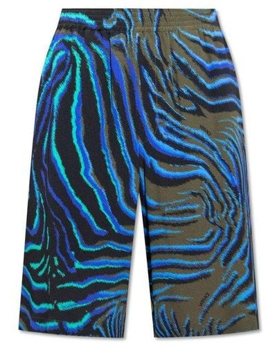 Versace Patterned Shorts - Blue