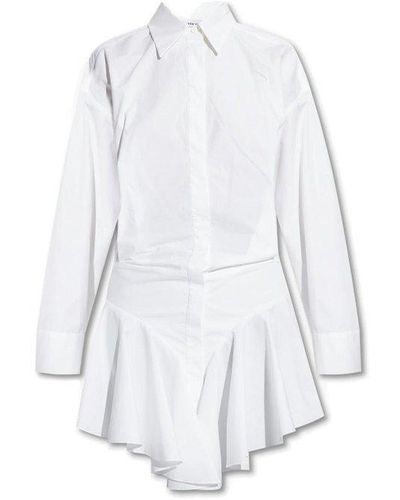 The Attico 'candice' Mini Dress - White