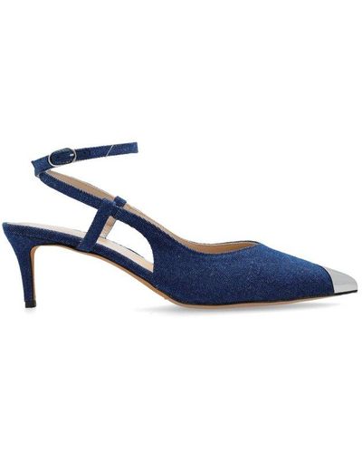 IRO Damia Ankle Strap Pumps - Blue