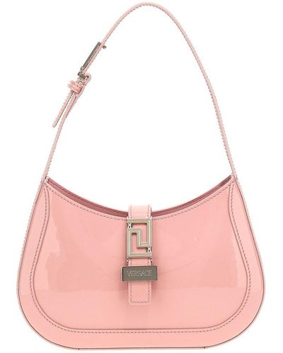 Versace Greca Goddess Small Hobo Bag - Pink
