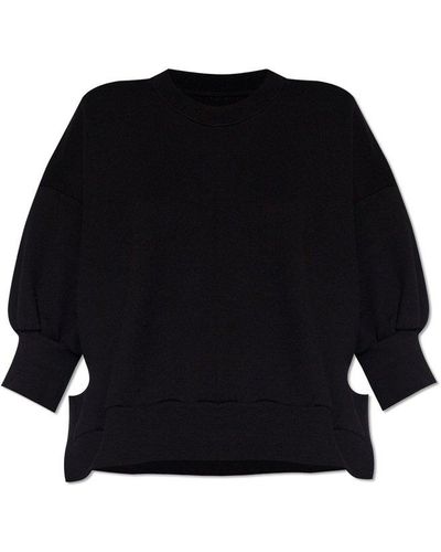 Yohji Yamamoto Cotton Sweatshirt, - Black