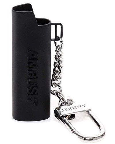Ambush Logo Lighter Case Keychain - Black