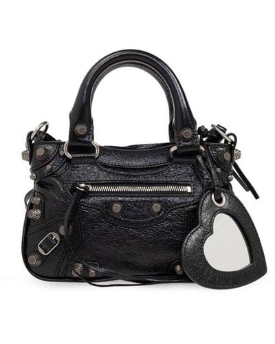 Balenciaga Neo Cagole Mini Top Handle Bag - Black