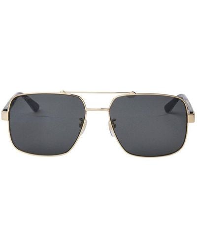 Gucci Aviator Sunglasses - Metallic