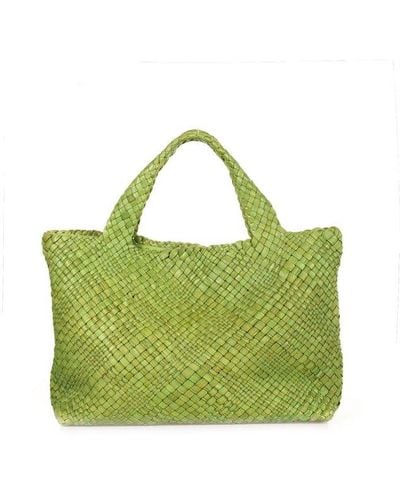 Plinio Visona' Esmeralda Shopper Bag - Green