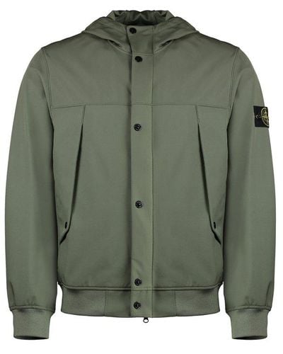 Stone Island Techno Fabric Jacket - Green