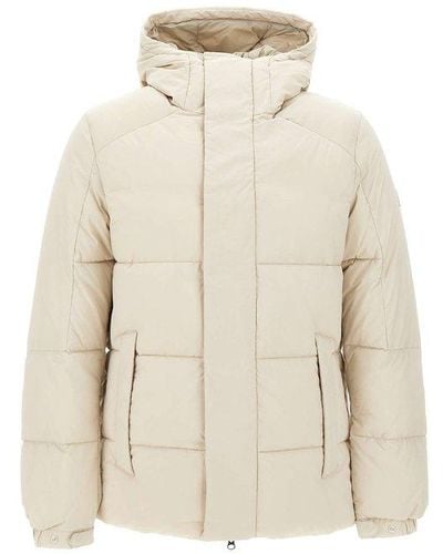 Save The Duck Hooded Puffer Jacket - Natural
