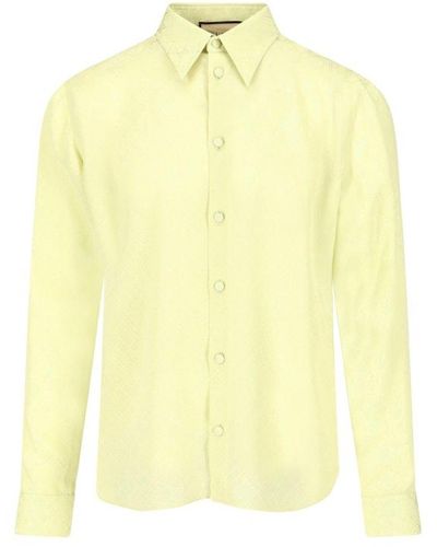 Gucci 'Gg' Shirt - Yellow