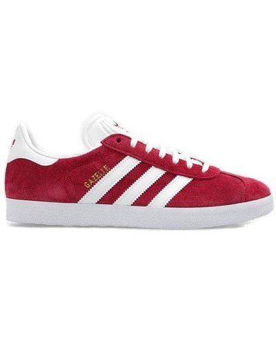 adidas Originals Gazelle Lace-up Sneakers - Red