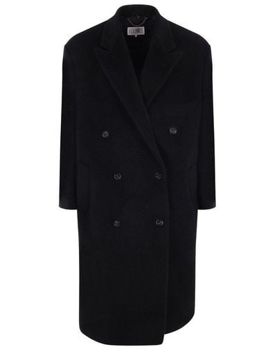 MM6 by Maison Martin Margiela Tailored Coat - Black