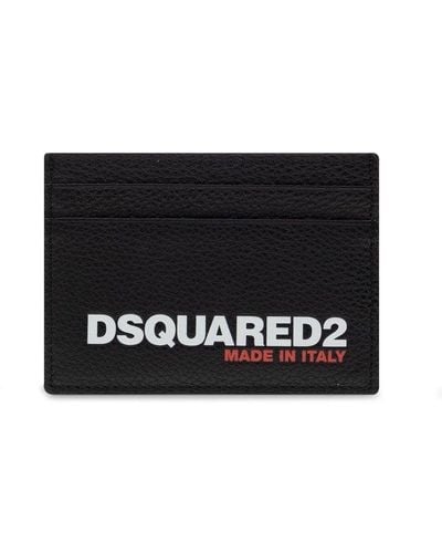 DSquared² Card Holder With Logo - Black