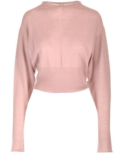 Rick Owens Superfine Wool Sweater - Pink