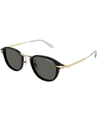 Montblanc Eyewear Pantos Frame Sunglasses - Black