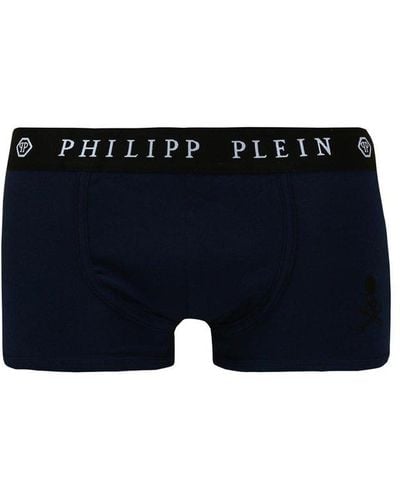 Philipp Plein Logo Waistband Boxers - Blue