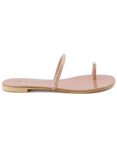 Giuseppe Zanotti Colorful Open Toe Sandals - Pink
