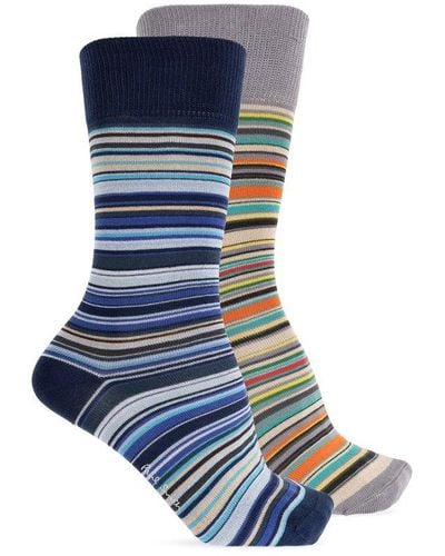 Paul Smith Socks Two-pack, - Blue
