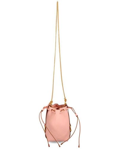 Chloé Marcie Micro Bucket Bag - Pink