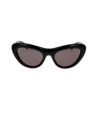 Bottega Veneta Bombe Cat Eye Frame Sunglasses - Black
