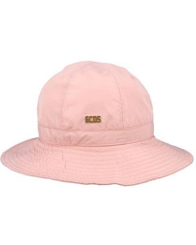 Gcds Nylon Bucket Hat - Pink