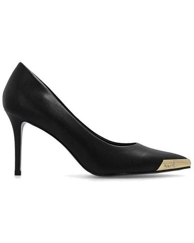 Versace Pointed-toe Court Shoes - Black