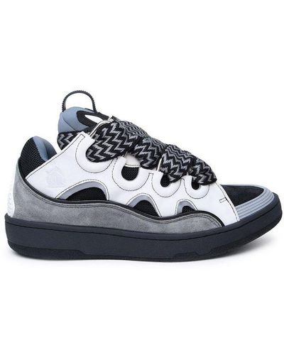Lanvin Curb Lace-up Sneakers - Blue