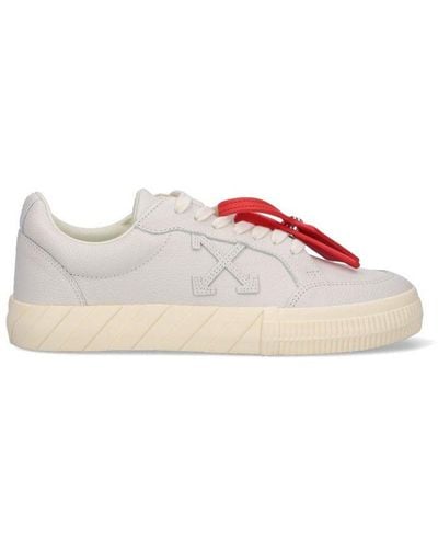 Off-White c/o Virgil Abloh Vulcanized Lace-up Sneakers - Pink