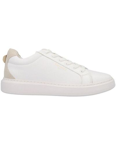 Twin Set Logo Detailed Lace-up Trainers - White