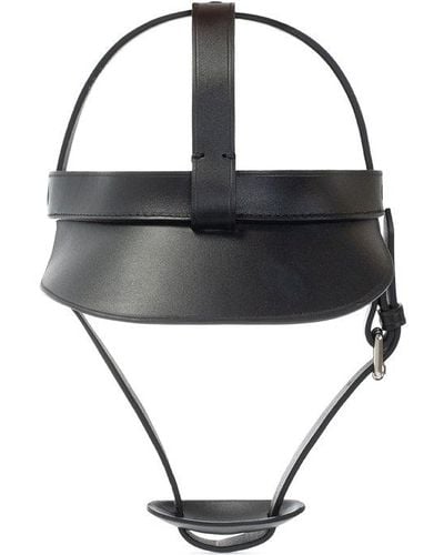 Gucci Adjustable Harness Visor Hat - Metallic