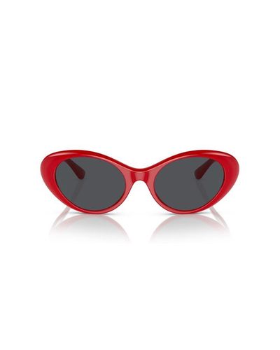 Versace Cat-eye Frame Sunglasses - Red