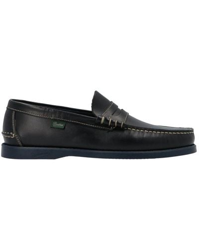 Paraboot Coraux Penny Bar Loafers - Black